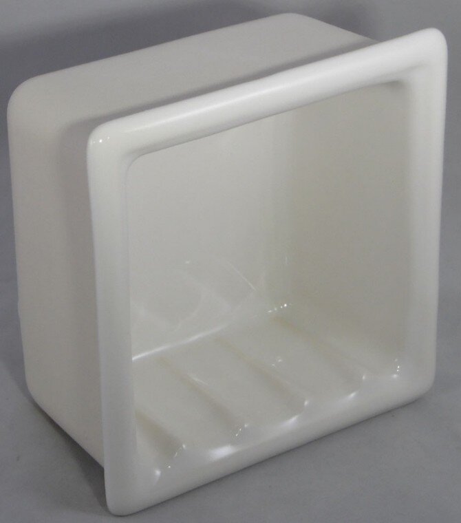 Recessed ceramic soap dish Recessed ceramic soap dish
