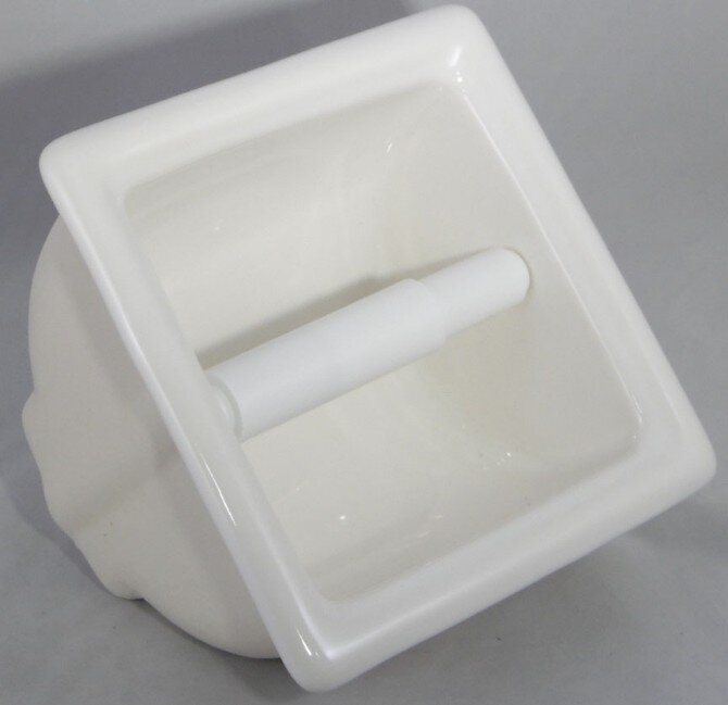 Recessed ceramic TP holder