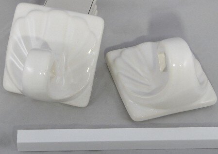 AC Products series 500 shell shape ceramic towel bars