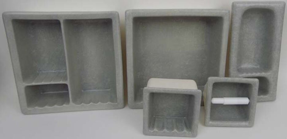AC Products recessed ceramic bathroom hardware