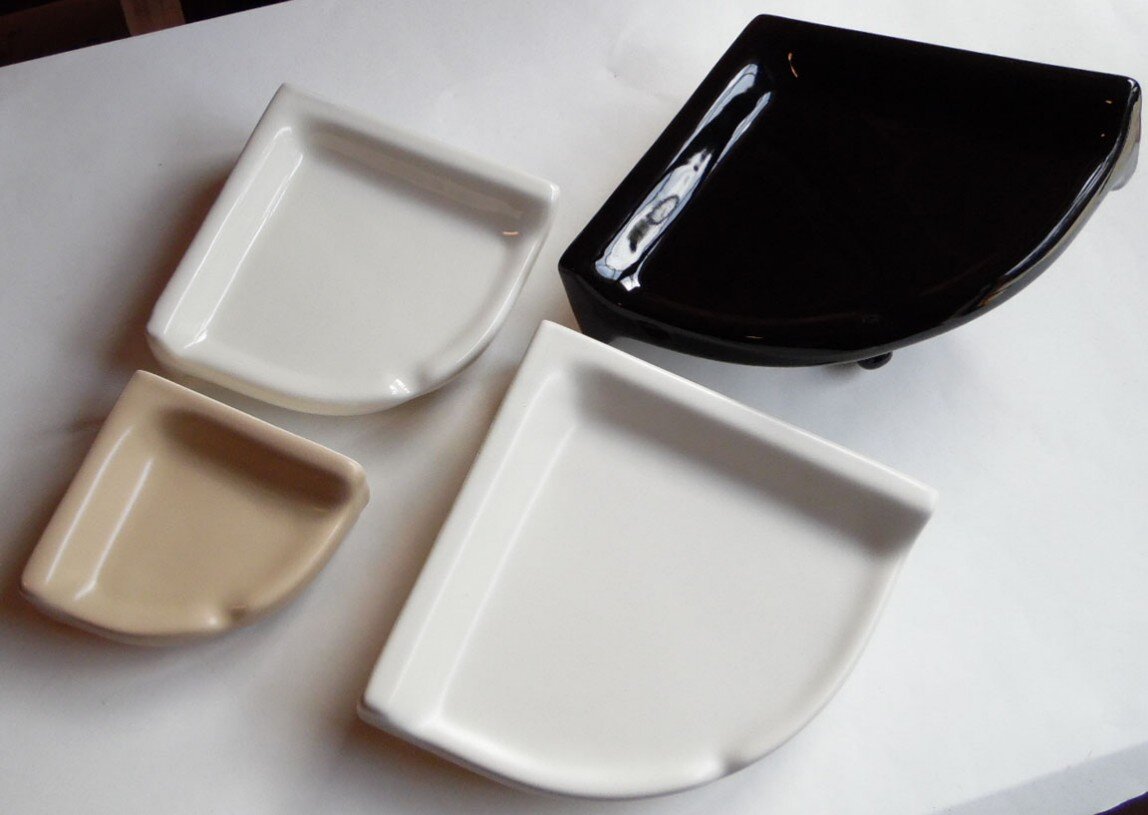 AC Products Stylish 700 Series ceramic corner shelves AC Products Stylish 700 Series ceramic corner shelves