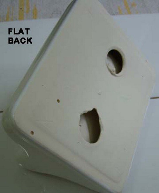 AC Products flat back mount ceramic TP holder AC Products flat back mount ceramic TP holder