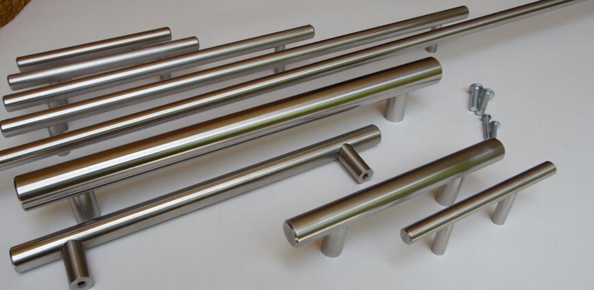 Arthur Harris stainless steel long to short cabinet handles Arthur Harris stainless steel long to short cabinet handles