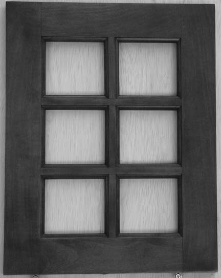 6-lite mullion kitchen cabinet door with even size lites 6-lite mullion kitchen cabinet door with even size lites