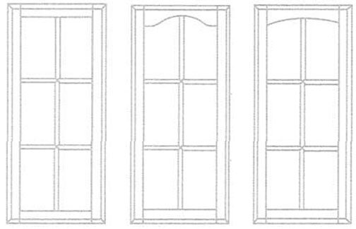 6-Lite Mullion Kitchen Cabinet Doors 6-Lite Mullion Kitchen Cabinet Doors