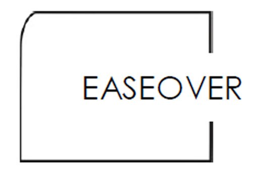 Easeover edge profile for wood cabinet doors Easeover edge profile for wood cabinet doors