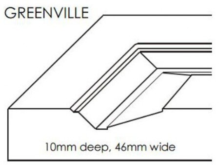 Brushy Creek Custom Doors Greenville Raised Panel Profile specs Brushy Creek Custom Doors Greenville Raised Panel Profile specs