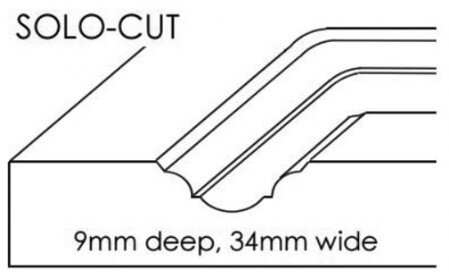 Brushy Creek Custom Doors Solo-Cut Raised Panel Profile specs Brushy Creek Custom Doors Solo-Cut Raised Panel Profile specs
