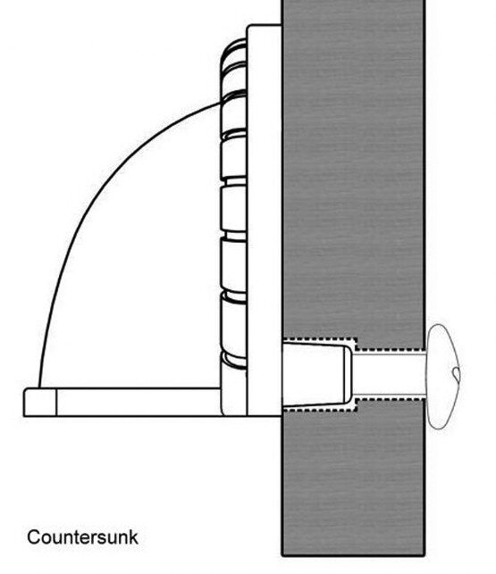 Century Hardware Whistler cup pull mounting diagram Century Hardware Whistler cup pull mounting diagram