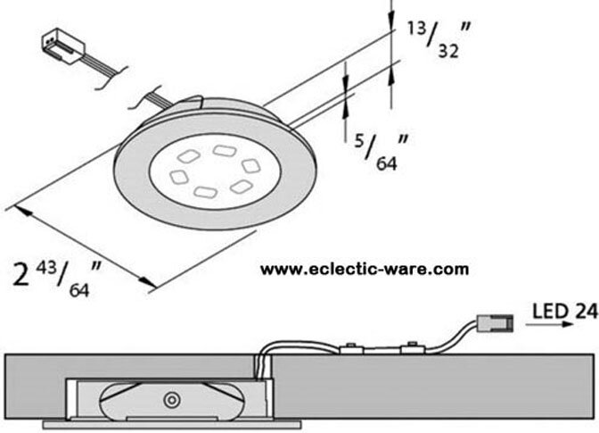 Hera R55-LED light specifications diagram Hera R55-LED light specifications diagram