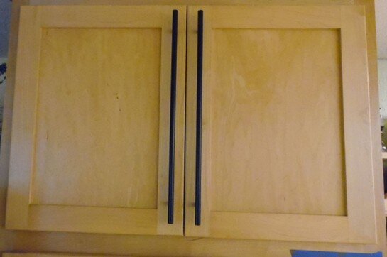 Pair of face frame cabinet doors how to measure