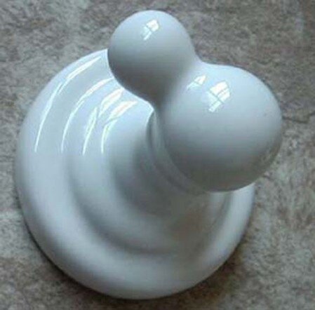 Lenape 603-01 robe hook porcelain