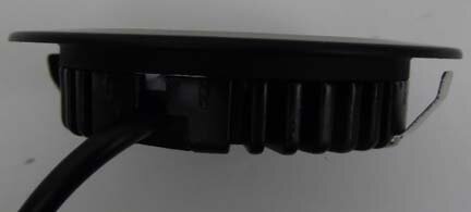 Loox 2020 LED light side view showing friction fit clip Loox 2020 LED light side view showing friction fit clip