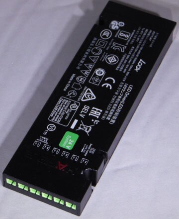 Loox LED low voltage power driver by Hafele