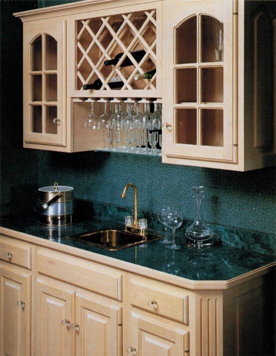 Omega-National wood products for kitchen storage and organizing