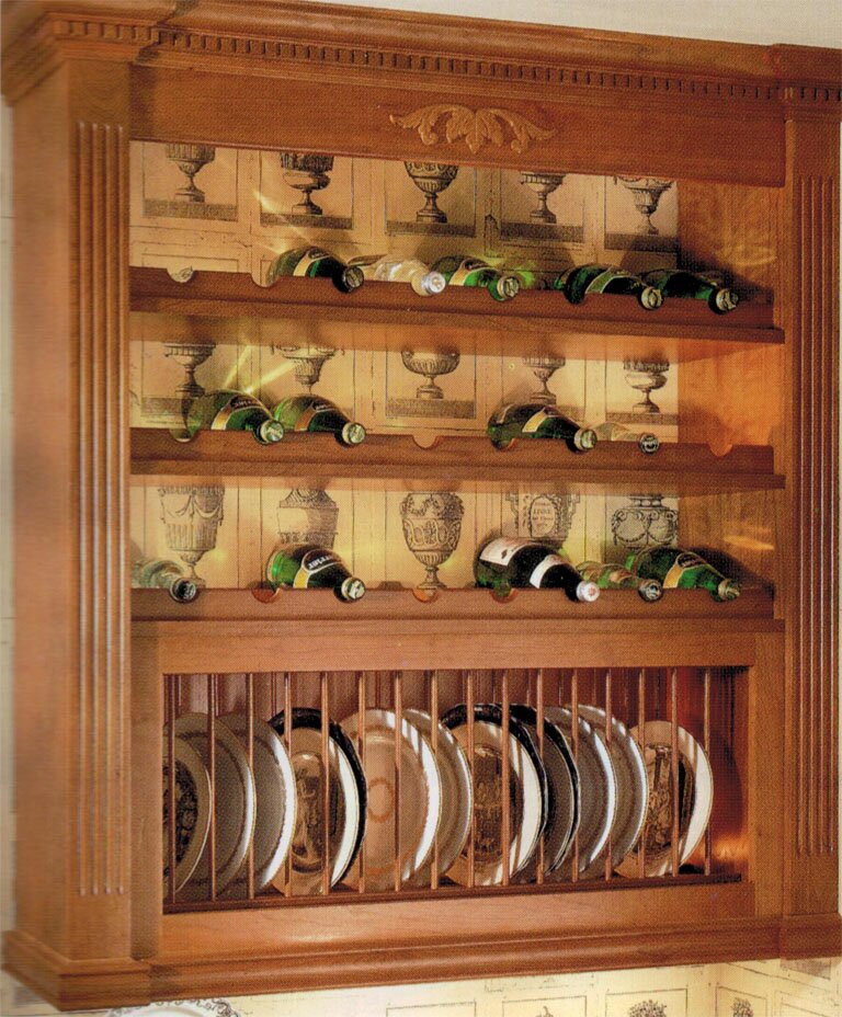 Wood Plate Display Racks
