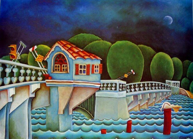 Patricia Gawle Bridge Print Patricia Gawle Bridge Print