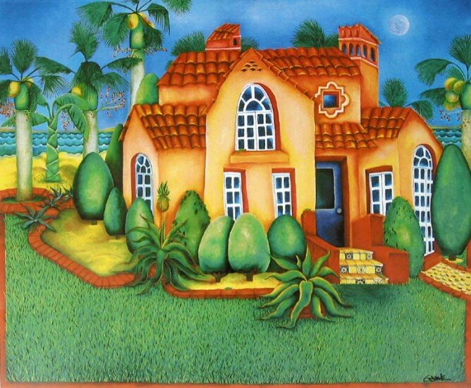Patricia Gawle Redroof print Patricia Gawle Redroof print