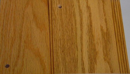 Walzcraft Fruitwood compared to Quality Doors Harvest finish