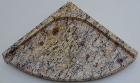 Granite corner shelves for your bathroom