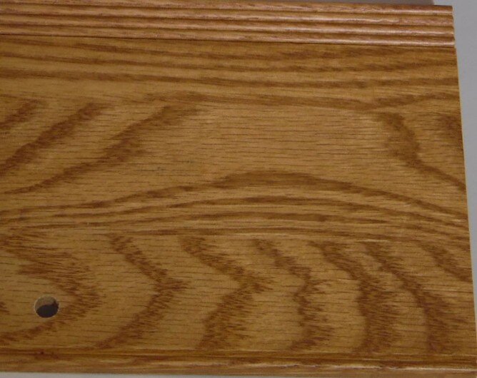 Honey stain on Red Oak wood Honey stain on Red Oak wood